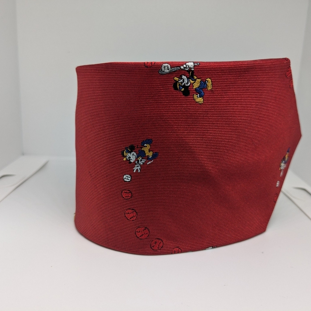 Disney Mickey mouse Baseball mens necktie